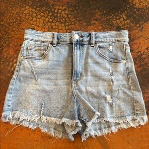 Distressed Denim Art Class Girls Shorts Size 14/16